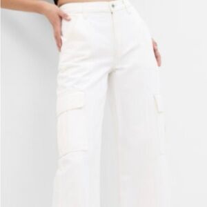 GAP Wide Baggy Low Rise Cargo Jeans NWT